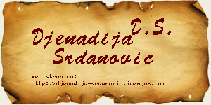 Đenadija Srdanović vizit kartica